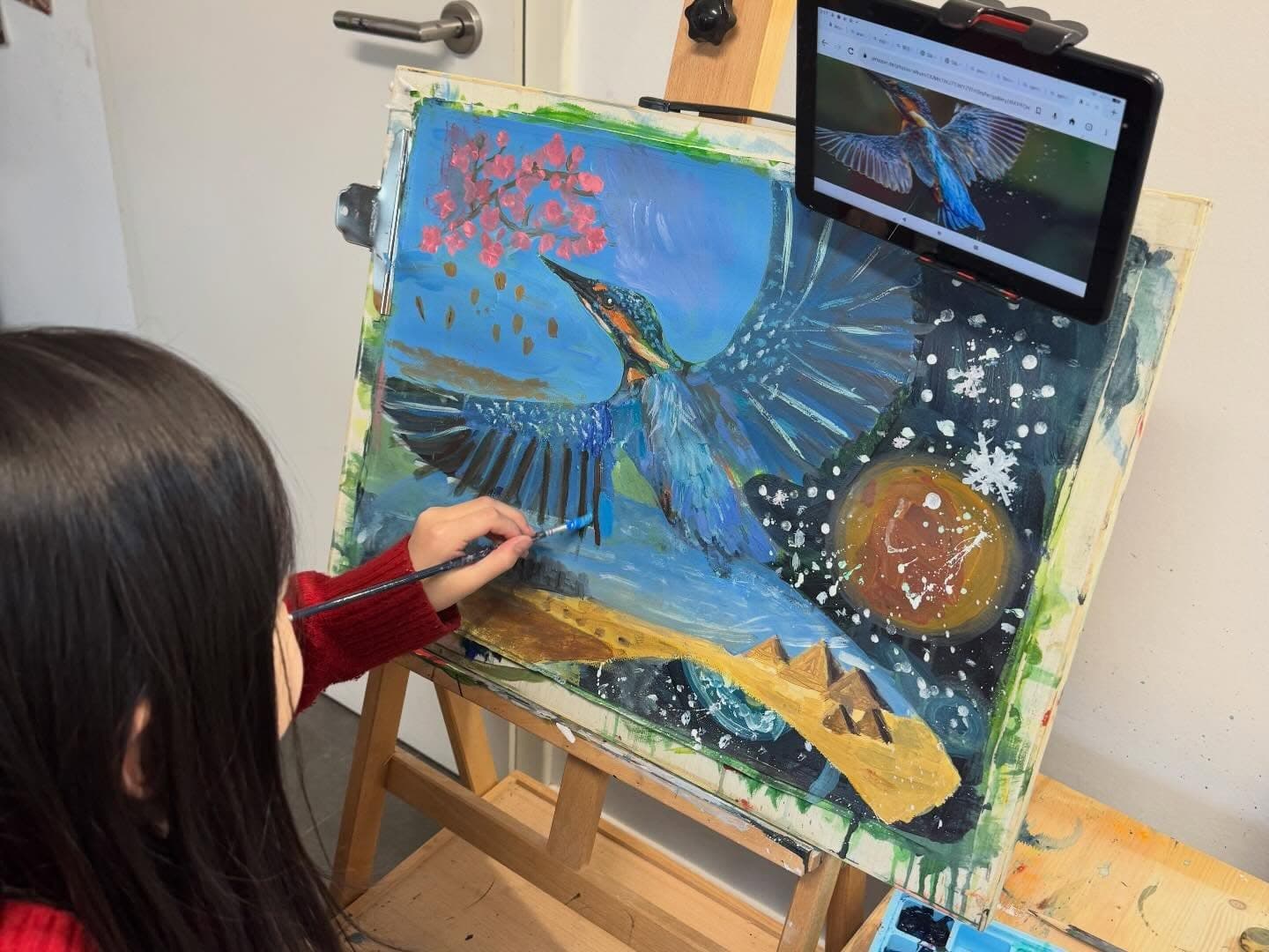 Baoxun Guo at work in the atelier — Category 6–9 years